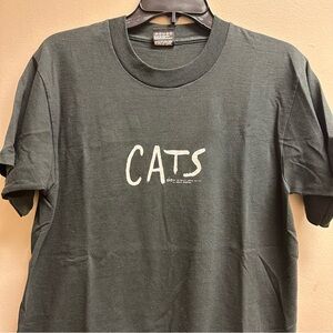 Vintage 1981 Cats Musical T-shirt Size Medium